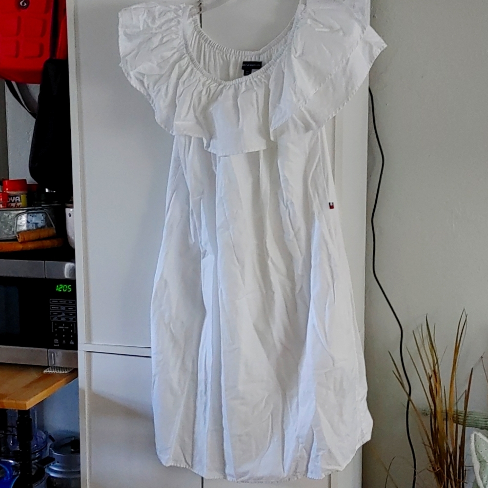 Ralph Lauren white off shoulder dress
